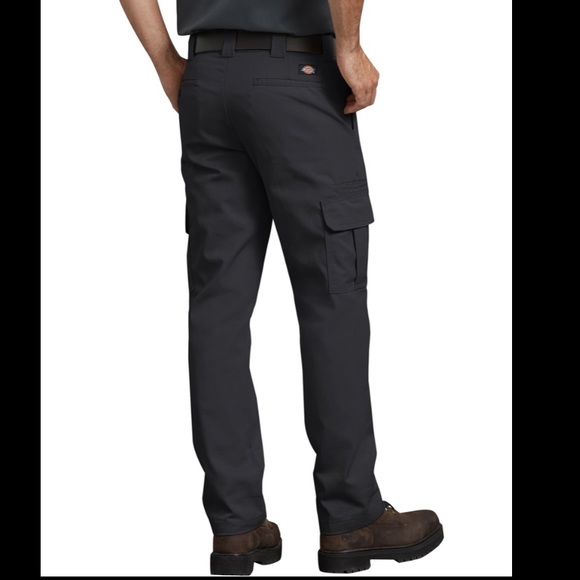 Dickies Pants Nwt Mens Dickies Black Cargo Pant Relaxed Fit Flex